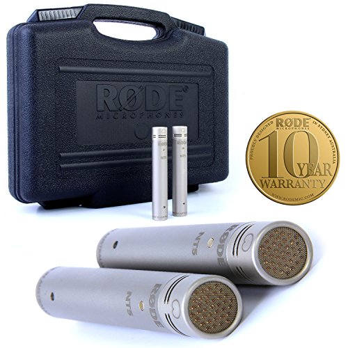 Microfone Rode NT5 Cardioida Preto e Prateado Rode Microphones - Microfones - cardioide, condensador, compacto, preto prateado