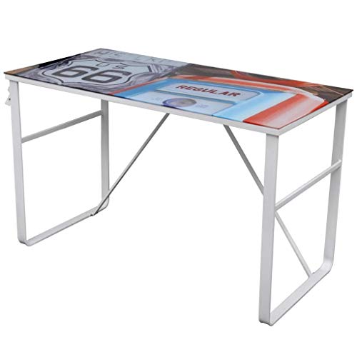 Secretária vidaXL | 120x60x74 cm - Preto (Escritório) vidaXL - Estações de trabalho e cubículos - 120x60x74 cm, preto, escritório