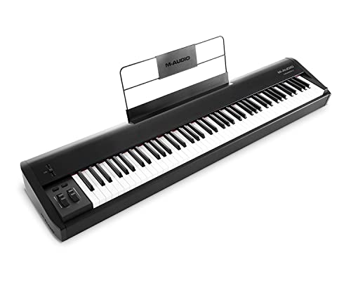 Teclado M-AUDIO Hammer 88 (USB - Idioma Inglês) M-Audio - Controladores midi - teclado, m-audio, hammer 88, usb, midi, 88 teclas