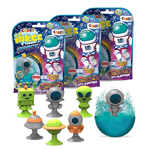 Brinquedo de Banho INKEE 3 Bombs Space CRAZE - Brinquedos - 3 bombas, aromáticas, laváveis, seguras