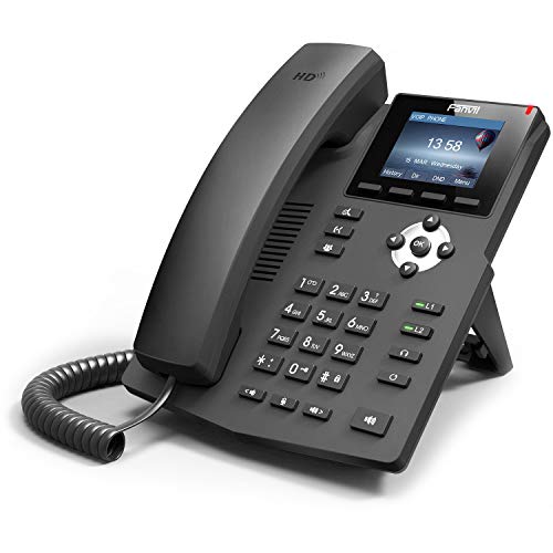 Telefone IP FANVIL X3SP | Preto (Telefone Fixo) Fanvil - Telemóveis - telefone ip, fanvil x3sp, preto, terminal de telefone fixo, poe, cc