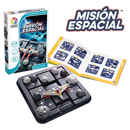 Jogo de tabuleiro SMARTGAMES Mission Space (8 anos) Smart Games - Jogos - 60 missões, nível iniciante, avancado, asteróides