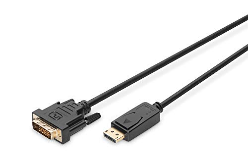 Adaptador de Cabo de Vídeo ASSMANN ELECTRONIC AK-340301-030-S Digitus - Cabos de áudio e vídeo - 3 m, displayport, dvi-d, níquel