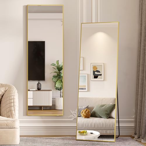Espelho Lateral Lvsomt 160 X 50 Cm Dourado LVSOMT - Espelhos - dourado, metal, 160 x 50 cm