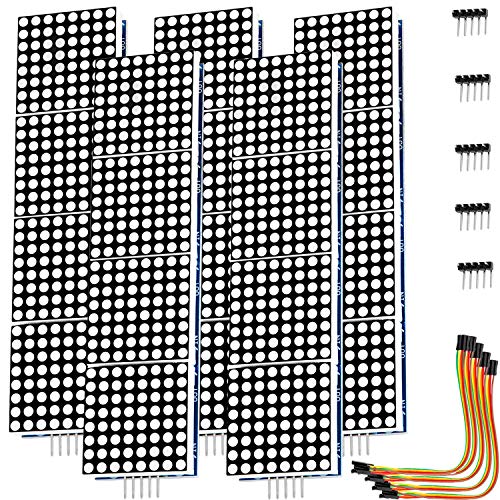 Módulo de Interface AZ Delivery MAX7219 8x32 4 em 1 Dot Led Matrix Display AZDelivery - Placas-mãe - 256 LEDs, 160 mA, SPI, MAX7219