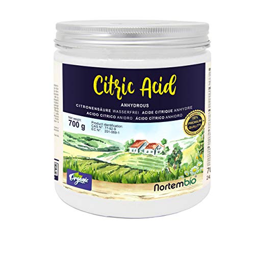 Ácido Cítrico NORTHEM BIO (700 g - Polvo) Nortembio - Ervas e especiarias - ácido cítrico, 700g, polvo