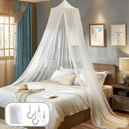 Mosquiteiro YKHSUAOU com Dossel para Cama de Casal YKHSUAOU - Roupa de cama - mosquito, YKHSUAOU, dossel, cama casal