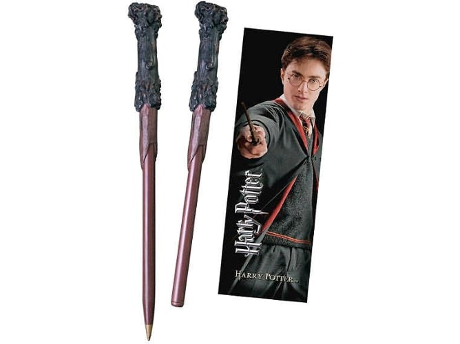 Caneta de Tinta Permanente NOBLE COLLECTION Harry Potter (Preto) Noble Collection - Marcadores e marcadores de texto - caneta, tinta permanente, Harry Potter, preto, varinha, escola