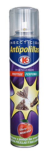 Insecticida Spray Anti Polillas Protector de Armarios con perfume manzana. 300 ml IMPEX EUROPA - Pesticidas - insecticida, anti-polillas, perfume-manzana, 300ml