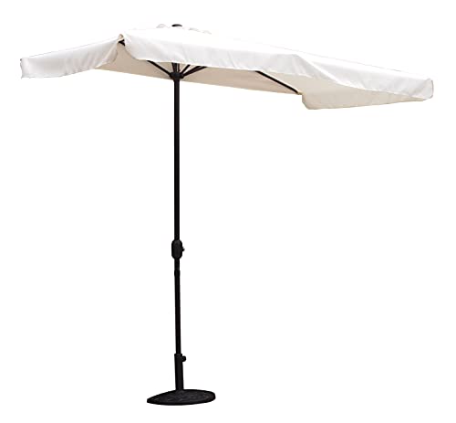Guarda-Sol para Balcão Kit Garden | 230 x 135 x 235 cm - Bege KitGarden - Guarda-sóis e toldos de exterior - 230x135x235 cm, bege