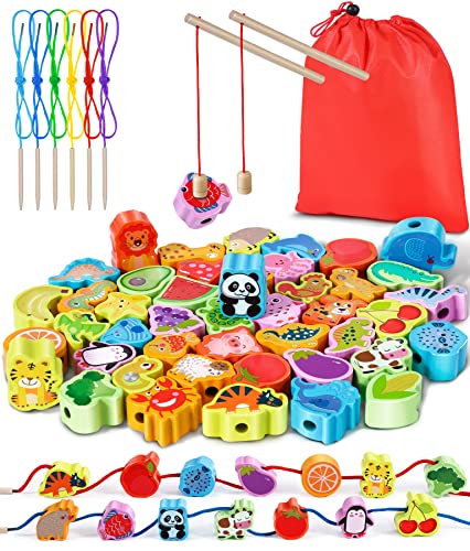 Jogo Didático JOJOIN 46 Peças Contas (Idade Mínima: 3) POWFUace - Brinquedos - didático, 46 peças, contas, idade mínima: 3