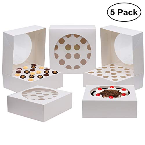 Caixa de armazenamento de bolo para 20 cupcakes Kurtzy - Caixas de padaria - armazenamento, cupcakes, 20 unidades