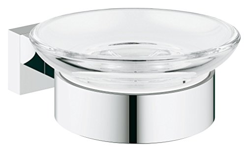Saboneteira GROHE Essentials Cube | Cromado Grohe - Saboneteiras e suportes - cromado, inox, polietileno, resistente, durável