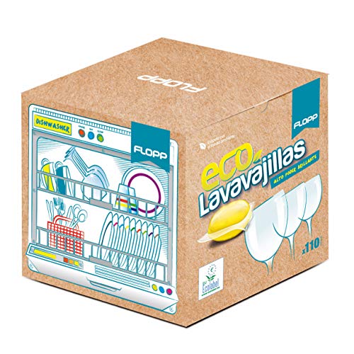 Flopp 110 Capsulas de Limpieza Ecológica Brilho FLOPP - Desinfetantes domésticos - cápsulas, limpieza ecológica, brilho