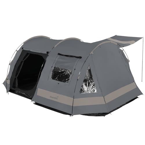 Tenda SKANDIKA Kambo (Preto - Poliéster - 6-8-12 Pessoas) Skandika - Barracas - preto, poliéster, 6-8-12 pessoas