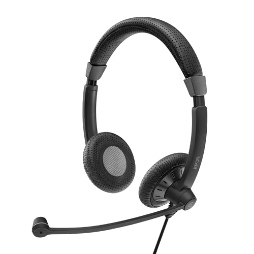 Auscultador com Microfone SENNHEISER Sc 75 Usb Ms Sennheiser - Fones de Ouvido com Microfone - microfone, usb, com fios, preto