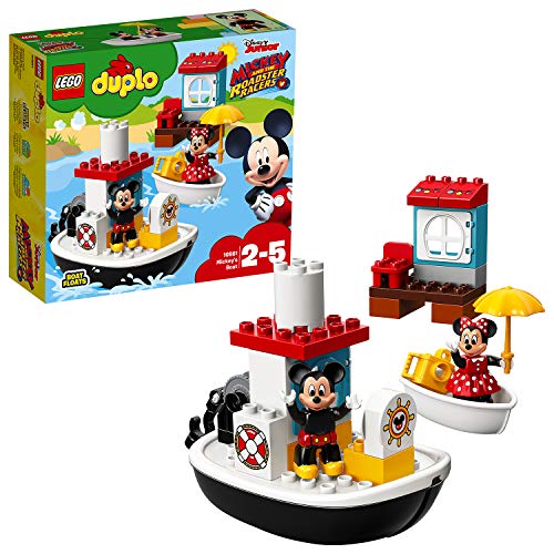LEGO Duplo Disney: Barco de Mickey (Idade Mínima Recomendada: 2 anos) LEGO - Blocos de encaixe - lego, duplo, disney, mickey, barco