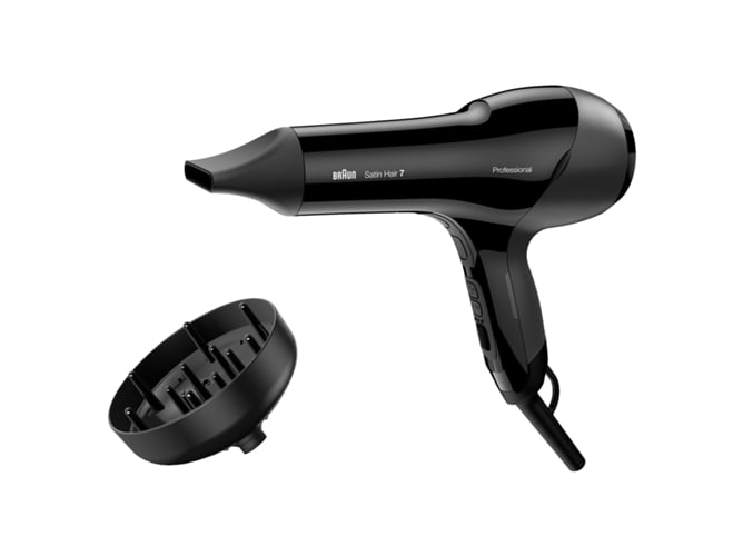 Secador de Cabelo BRAUN HD785 (2200 W - 3 Níveis de temperatura) Braun - Secadores de cabelo - 2200 W, 3 níveis, temperatura