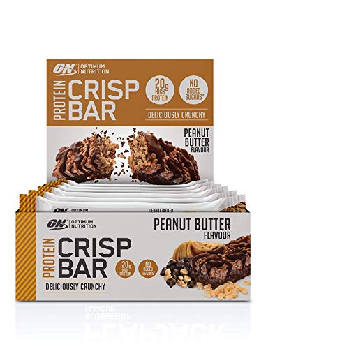Barra de Proteína OPTIMUM NUTRITION On Crunch Peanut Butter OPTIMUM NUTRITION - Petiscos - proteína, peanut butter