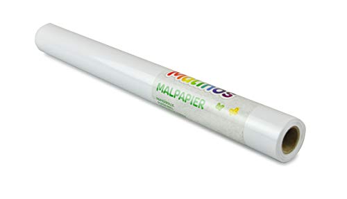 Rolo de papel para pintar MALINOS 301033 Malinos - Papel de arte e artesanato - 45 cm, 10 m, resistente ao calor, acabamento brilhante