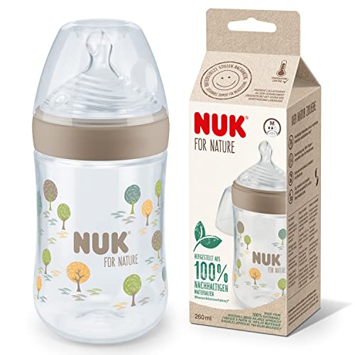 Biberão para Bebé NUK For Nature | Bege (Recondicionado Como Novo) Newell Brands - Biberões - biberão, bebé, nuk, for nature, bege