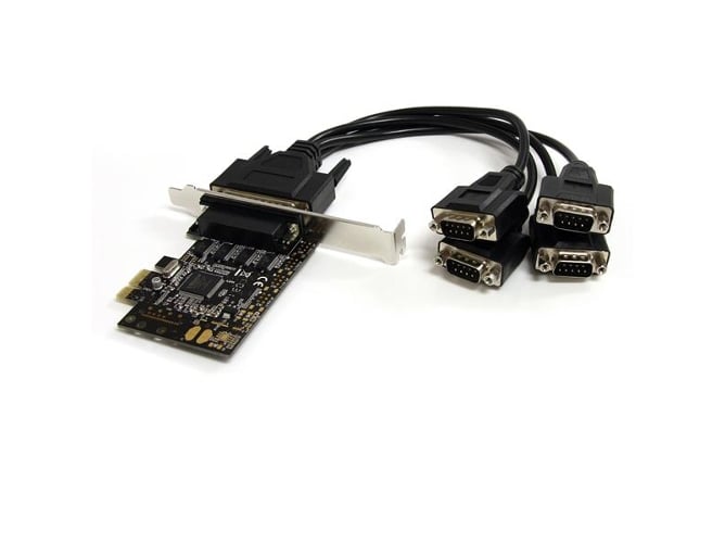 Placa Adaptadora de Interface StarTech.com PEX4S950LP Interno Serial STARTECH.COM - Placas e adaptadores de interface de computador - adaptadora, interface, serial
