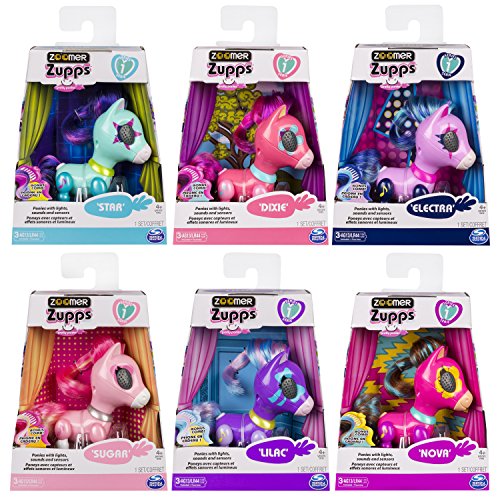 Boneca SPIN MASTER Zoomer Pretty Ponyez (Idade Mínima Recomendada: 4 anos) Zoomer - Brinquedos - movimento especial, carinho, dança, luzes, sons