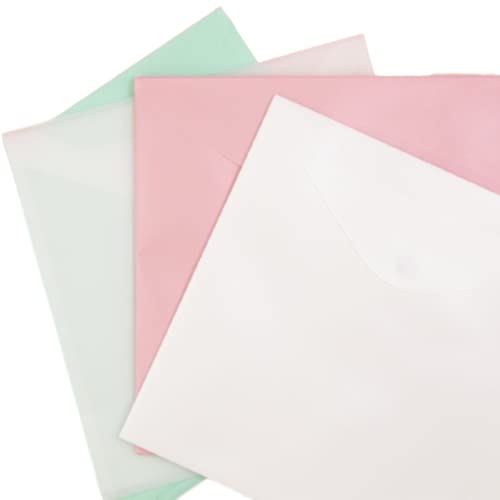 Craftelier Plástico com Velcro 12 Folhas 32.9X32.9Cm Craftelier - Envelopes - 12 folhas, velcro, plástico, scrapbooking