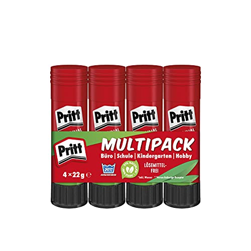 Cola Adesiva PRITT (Branco - 4 Unidades) Pritt - Cola e adesivos de hardware - branco, adesiva, 4 unidades