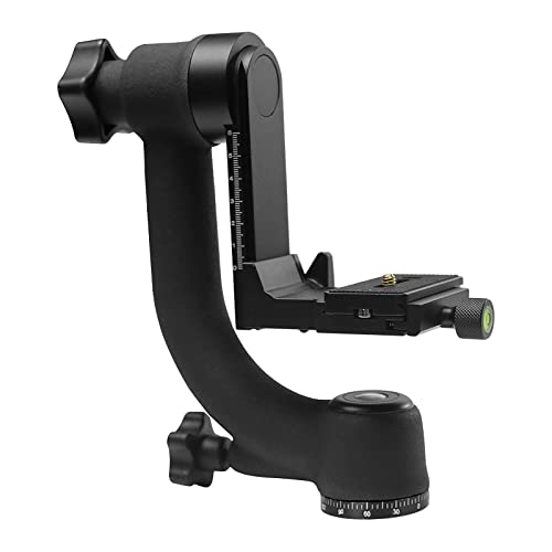 Cabeça para Tripé FAEFTY 360º Panorâmica com Cardã, Bandeja Rápida e Nível de Bolha FAEFTY - Cabeças de tripé e monopé - cabeça, tripé, panorâmica, cardã, bandeja rápida, nível bolha