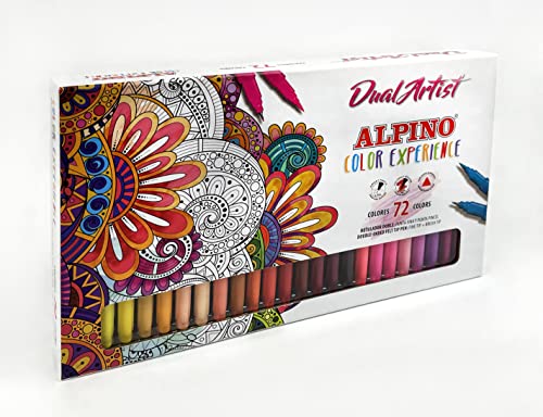 Pack de 72 Marcadores ALPINO Dual Artist Color Experience Alpino - Marcadores e marcadores de texto - pack, marcadores, alpino, dual artist, color experience, escolar