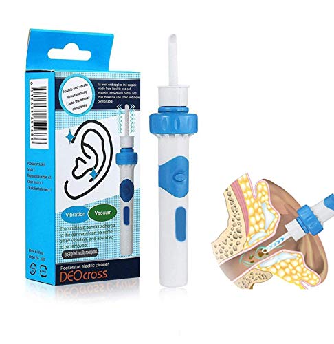 Limpa Orelhas Elétrico com 2 Cabeças de Substituição DAVE - Aspiradores de pó e a vapor - elétrico, 2 cabeças, substituição