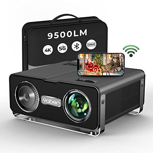 Projetor YABER YB-PROJ-20000 (2000 Lumens - 1080p) YABER - Áudio - 2000 lumens, 1080p, full hd, preto