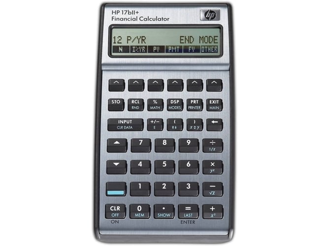Calculadora HP 17BII+ (Até 80.000 operações - Até 2.400 segs - Preto) HP - Calculadoras - visor LED, trigonométricas, logarítmicas, hiperbólicas, 80.000 operações
