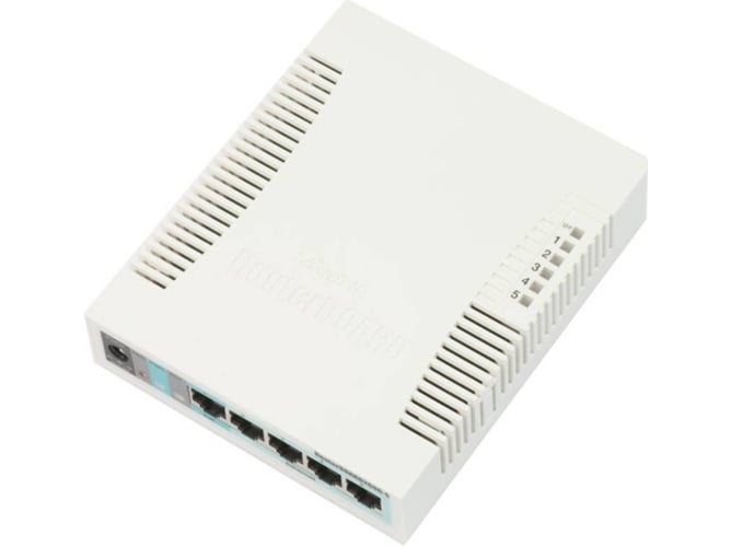 Switch MIKROTKIK RB260GS L2+ 10/100/1000 MikroTik - Concentradores e comutadores - gigabit, poe, sfp +, 4 portas