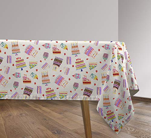 Toalha de Mesa VILBER R11 (140x200cm - Poliéster) Vilber - Toalhas de mesa - 140x200cm, poliéster, lavável