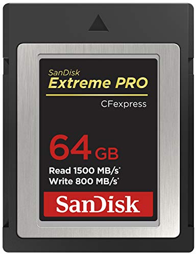 Cartão de Memória SANDISK 64GB Ultra-CFast 2.0 Sandisk - Cartões de memória flash - 64gb, ultra-cfast, CFast 2.0, 1500mb/s, 800mb/s