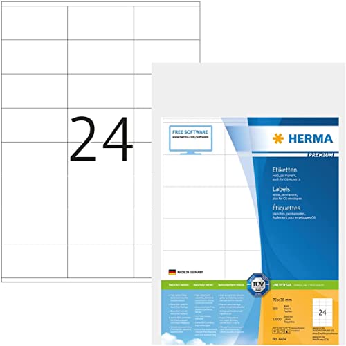 Herma Universal labels white 70x36 SuperPrint 120 pcs. HERMA - Etiquetas e tags - branco, superprint, 120 unidades