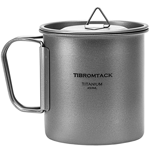Garrafa de Montanha TIBROMTACK Titanio (450 ml) TIBROMTACK - Mochilas - 450 ml, titânio, lavável, fecho hermético