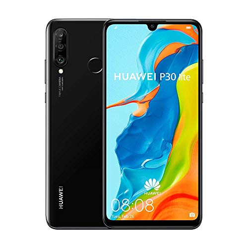 Smartphone HUAWEI P30 Lite (6.15'' - 4 GB - 128 GB - Preto) HUAWEI - Telemóveis - 6.15 polegadas, 4 GB, 128 GB, ips