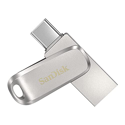 Pen USB SANDISK ULTRA DUAL DRIVE LUXE (USB 3.1) Sandisk - Pen drives usb - USB 3.1, 256 GB, type-c, plug & play
