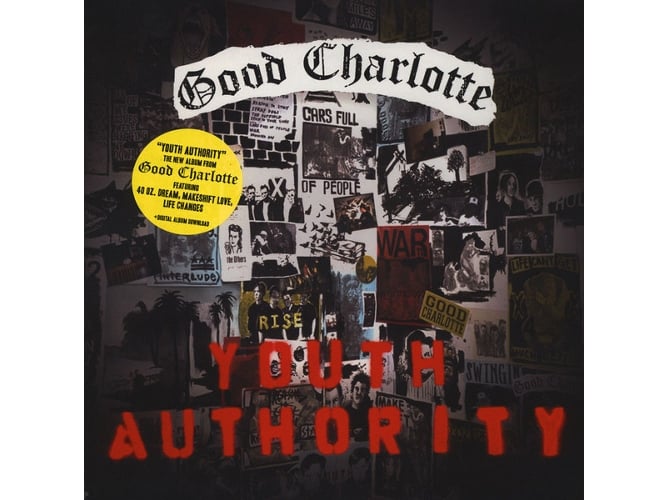 Vinil GOOD CHARLOTTE Youth Authority (Vinil) KOBALT-MDDN - Música e gravações de som - vinil, good charlotte, youth authority