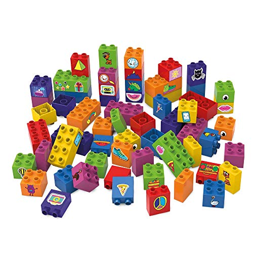 Conjunto de Brinquedos BI-OBUDDI Learning to build (Idade Mínima Recomendada: 3 anos) BIOBUDDI - Brinquedos de conjunto de construção - conjunto, brinquedos, bi-obuddi, learning to build, idade mínima recomendada