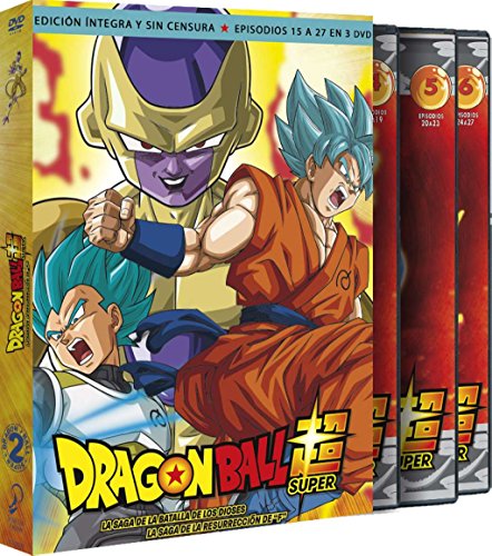 DVD Dragonball Super - Saga de la resurrección de F - Edición en Español SELECTA VISION - Dvds e vídeos - dvd, dragonball super, saga, resurrección, F#, español