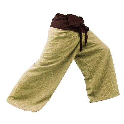 Calças para Mulher KITTIYASHOP 2Tone Thai Fisherman kittiya - Calças - calças, mulher, kittiyashop, 2tone, thai fisherman