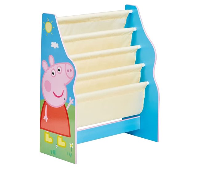 Estojo PEPPA PIG Pocket Library (Idade Mínima Recomendada: 3 anos) Worlds Apart - Estantes e prateleiras de pé - estante, resistente, livros, organizados