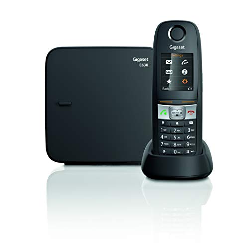 Telefone sem fio GIGASET E630 Preto, Prateado Gigaset - Telefonia - sem fio, preto, prateado