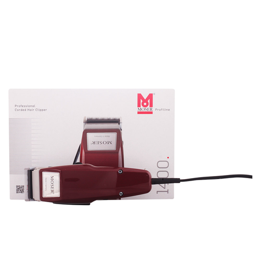 Aparador de Cabelo MOSER 1000 (Autonomia 60 min - Mista) MOSER - Barbear e cabelo - 60 min, 2 velocidades, 3 acessórios, formato bloco