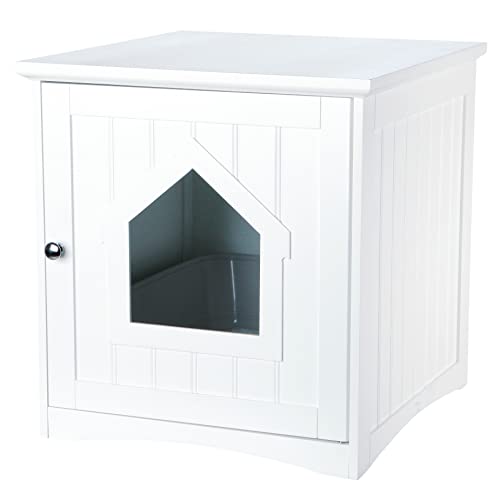 Casa para Gatos TRIXIE 40290 (Castanho - 50 x 40 x 25 cm) TRIXIE - Mobiliário para gatos - porta, madeira, plástico, 50 x 40 x 25 cm