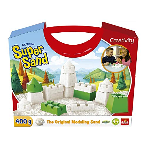 Areia para Crianças GOLIATH Super Sand (Idade Mínima Recomendada: 3 anos) Goliath - Meios de pintura - idade mínima 3 anos, castelos, escudo, moldes